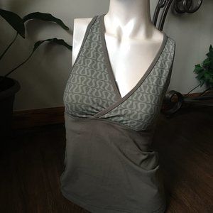 Lululemon Fabric and Mesh Tank Top